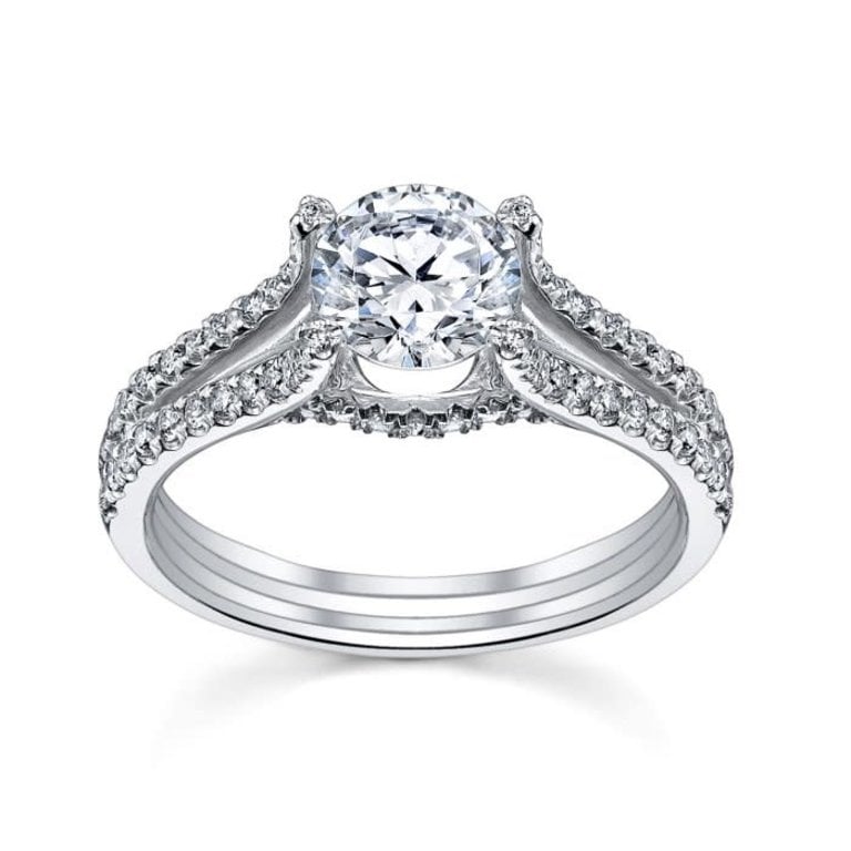 Astoria Split-Shank Engagement Ring