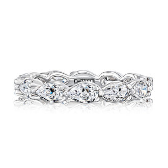Pear Shaped Diamond Eternity Band