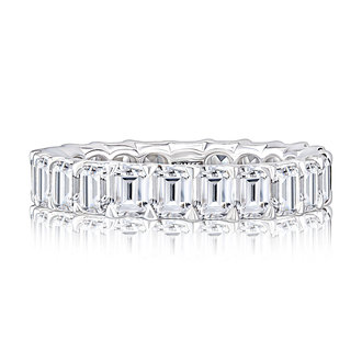 Emerald Cut Diamond Eternity Band