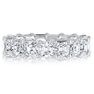 Asscher Cut Diamond Eternity Band