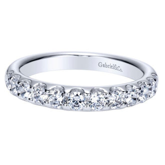 Contemporary Diamond Wedding Band