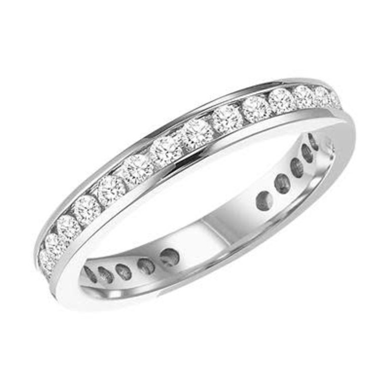 Diamond Channel Set Eternity Ring