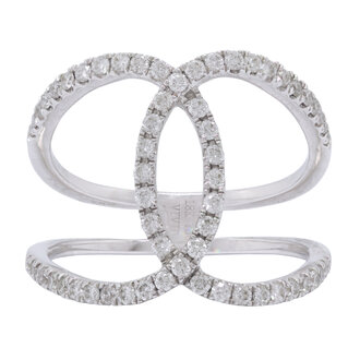 Interlocking Diamond Fashion Ring
