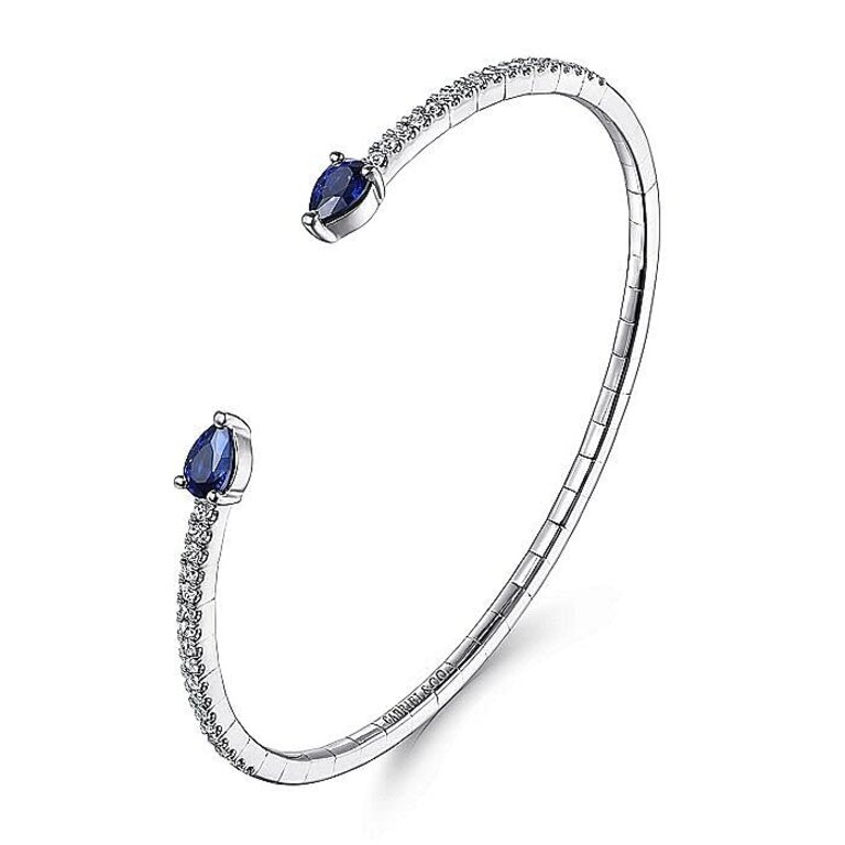 Sophisticated Silver Finish Diamond Studded Bracelet – Auraa Trends