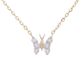 Butterfly Diamond Necklace