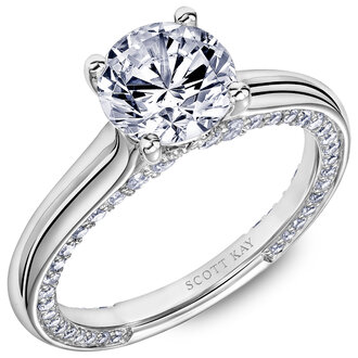 Diamond Namaste Engagement Ring
