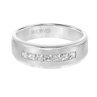 Channel-Set Wedding Band