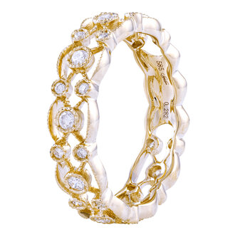 Milgrain Diamond Fashion Ring