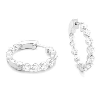 Inside-Out Diamond Hoop Earrings