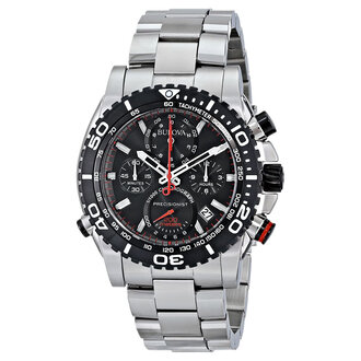 Precisionist Chronograph Watch With Black Dial