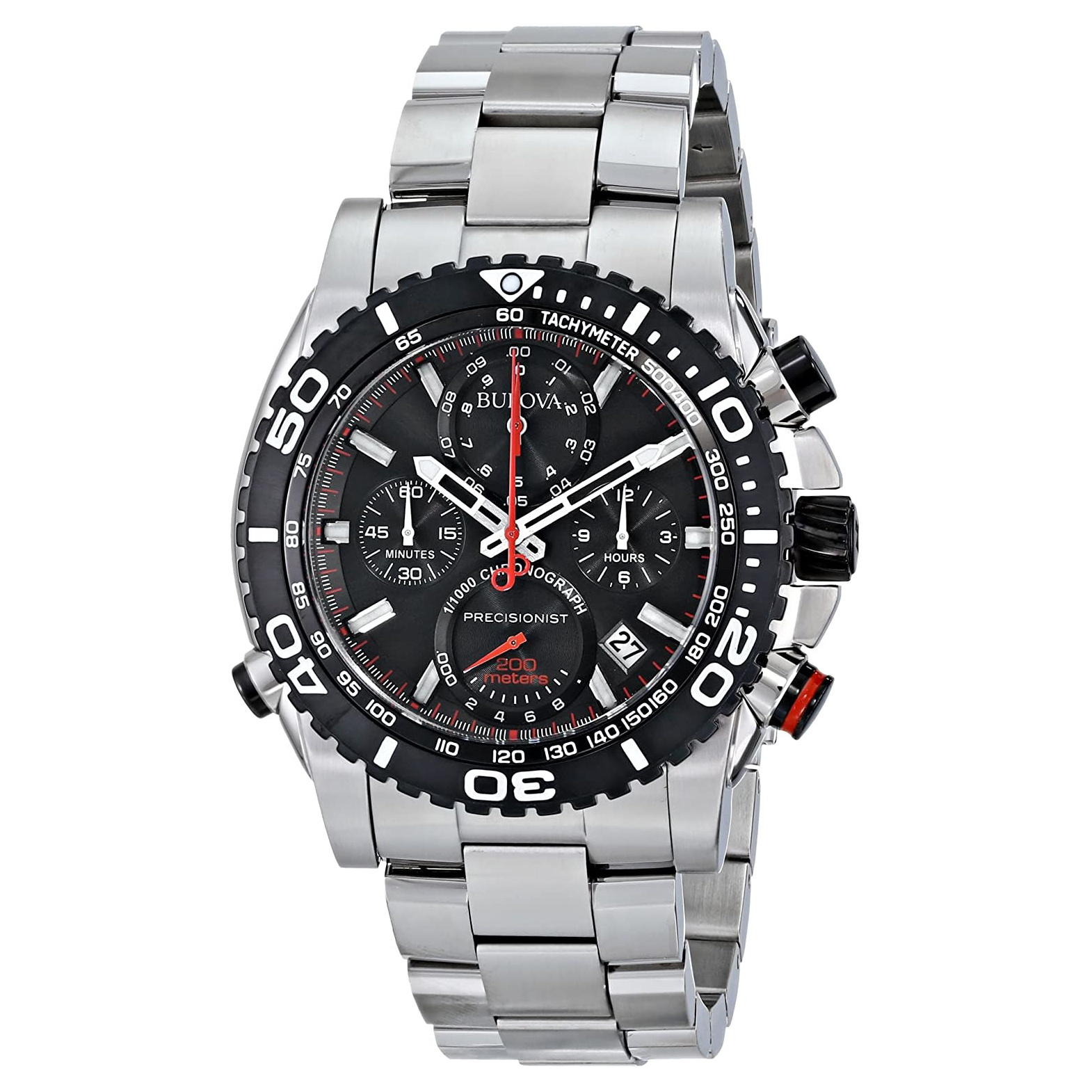 Bulova Precisionist ステンレススチール 時計 Amazon.com: Bulova Men's Precisionist Gunmetal Ion-Plated