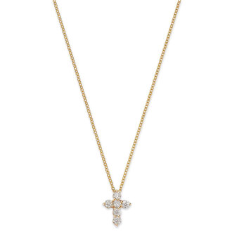 Diamond Cross Pendant Necklace