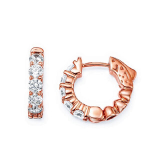 Diamond Huggie Earrings
