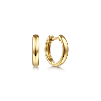Gold Huggie Hoop Earrings