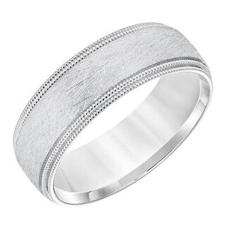 Crystalline Finish Wedding Band