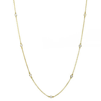Diamond By The Yard Necklace