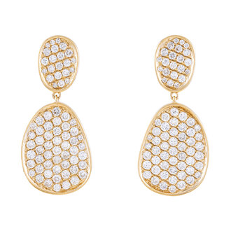 Diamond Double Drop Earrings