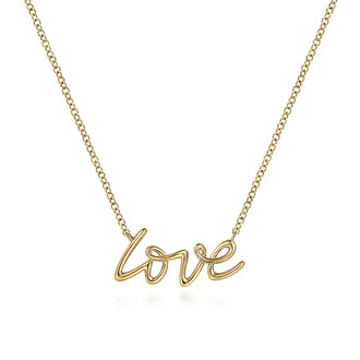 Gold Love Necklace