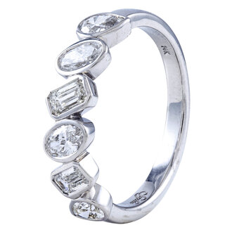 Multi-Shaped Diamond Ring