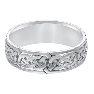 Celtic Knot Gold Wedding Band