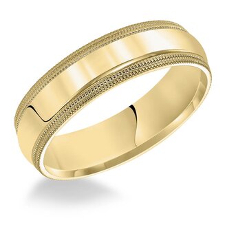 6mm Milgrain Comfort Fit Band
