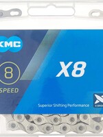 KMC X8.99 Chain - 8-Speed, 116 Links, Silver