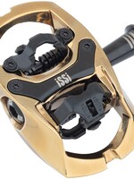 iSSi Trail III Pedals - Dual Sided Clipless with Platform, Aluminum, 9/16", Bullion Gold