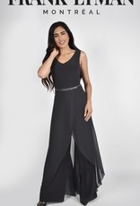 Frank Lyman Frank Lyman - Chiffon Black Pantsuit