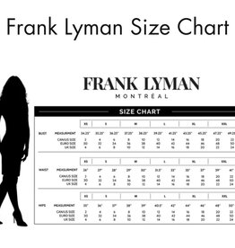 Frank Lyman Blush/Black Lace Overlay Dress