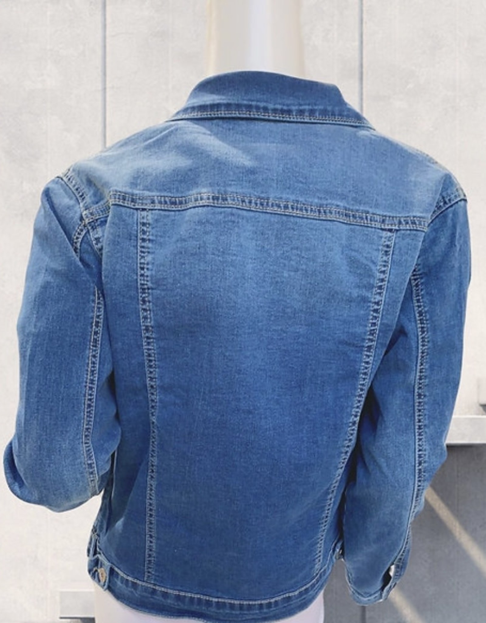 Dark Washed Denim Jacket 0228