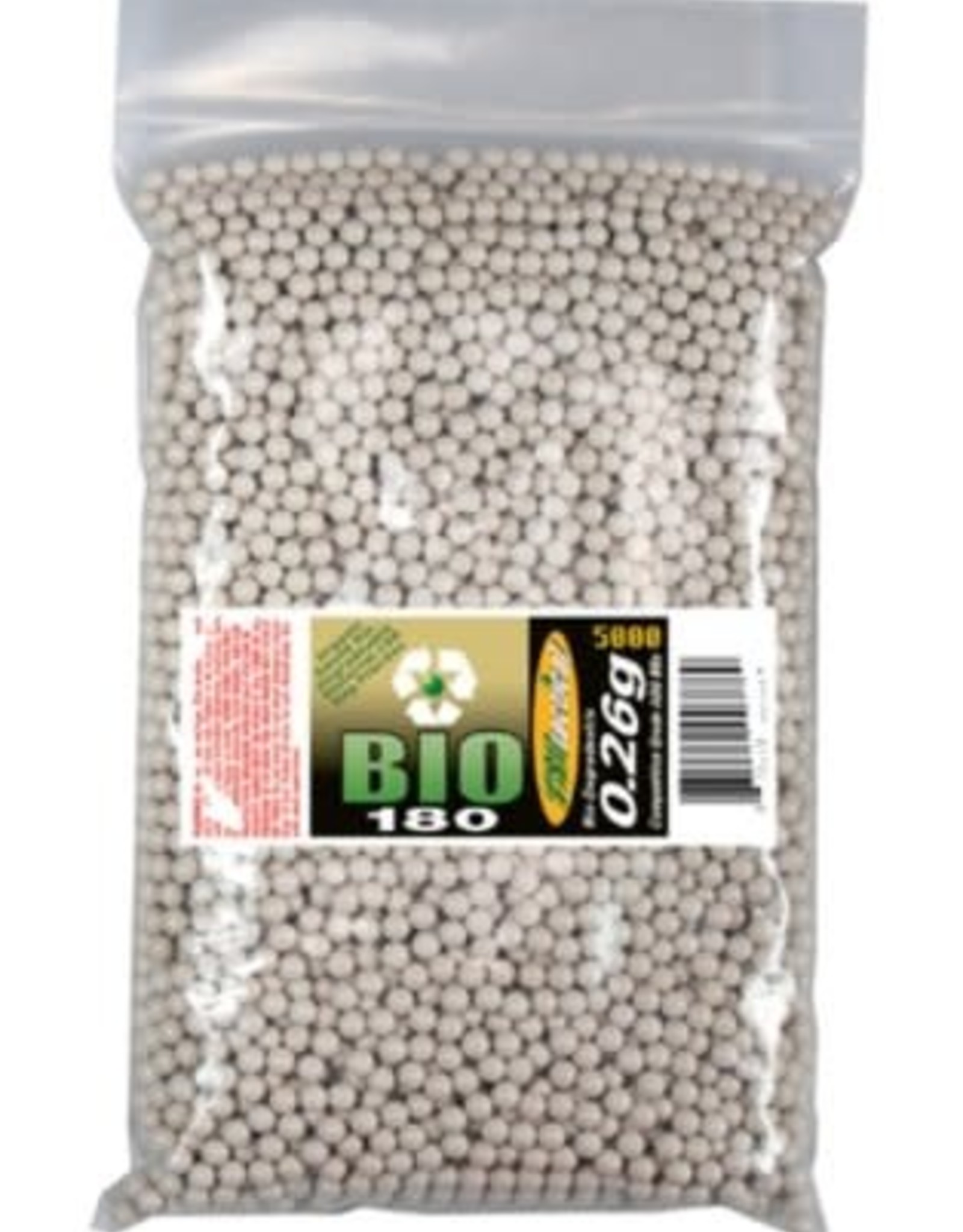 TSD 180-Bio Tactical Airsoft BBs 6mm .26 Grams 4.01 Grains - 5000 Rounds