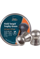 H&N Sport H&N Field Target Trophy Green Lead-Free Domed Airgun Pellets .177 Caliber (4.5mm) 5.71 Grains - 300 Rounds