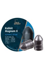 H&N Sport H&N Rabbit Magnum II Lead Flat Nose Cylindrical Airgun Slugs .22 Caliber (5.5mm) 25.31 Grains - 200 Rounds