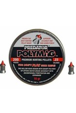 Predator Predator Polymag Long (.409"/10.41mm Length) Lead Pointed Airgun Pellets .22 Caliber (5.5mm) 16 Grains - 200 Rounds