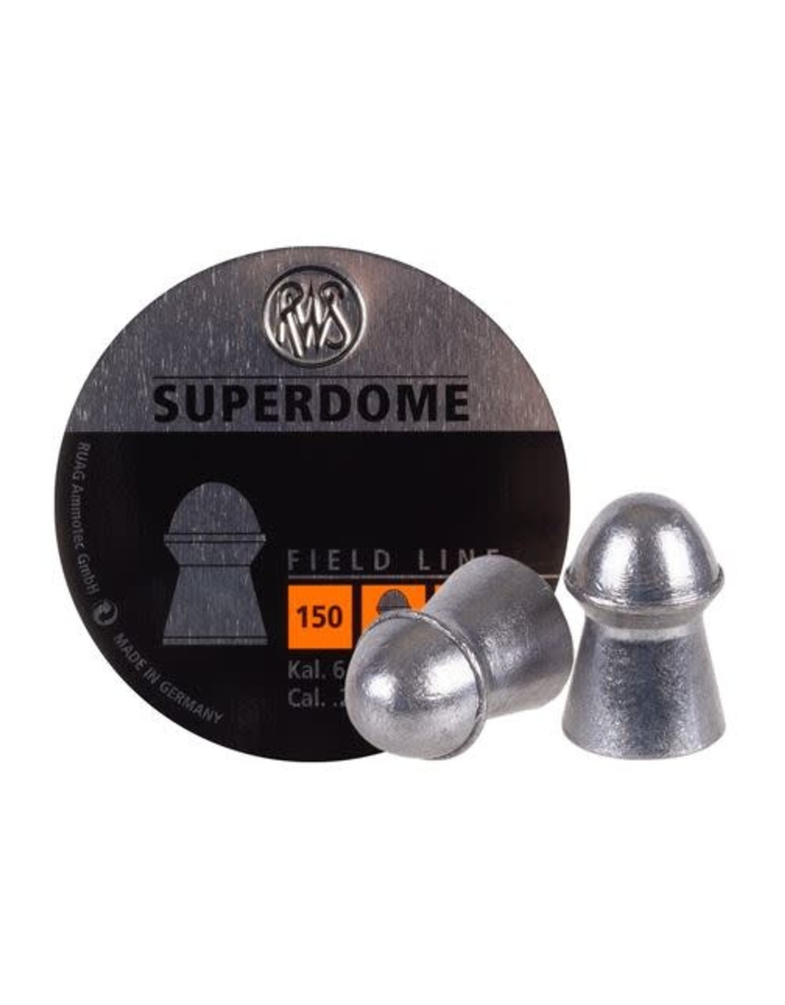 RWS RWS Superdome Field Line Lead  Airgun Pellets .25 Caliber (6.35mm) 31 Grains - 150 Rounds