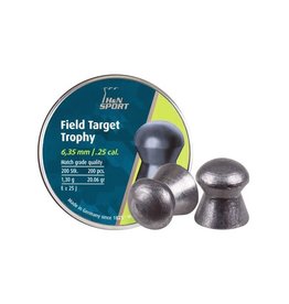 H&N Sport .25 Cal 20.06 Gr 200 Rd Field Target Trophy Lead Domed Pellets