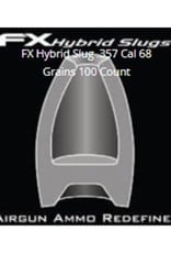 FX Airguns FX Hybrid Lead Hollow Point Airgun Slugs .357 Caliber (9mm) 68 Grains - 100 Rounds