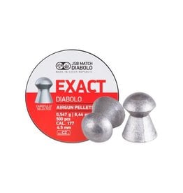 JSB .177 Cal | 8.44 Gr |  4.52 head | 500 Rd | Exact Lead Domed Diabolo Airgun Pellets by JSB