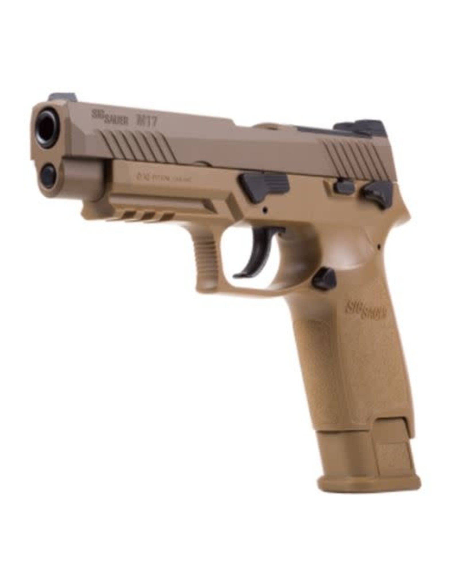 Sig Sauer .177 (4.5mm) Cal. Sig Sauer M17 P320 ASP CO2 Blowback  Pellet Pistol - Coyote Tan