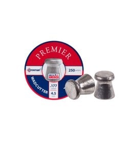 Crosman .177 Cal 7.4 Gr 250 Rd Premier Wadcutter Lead Pellets