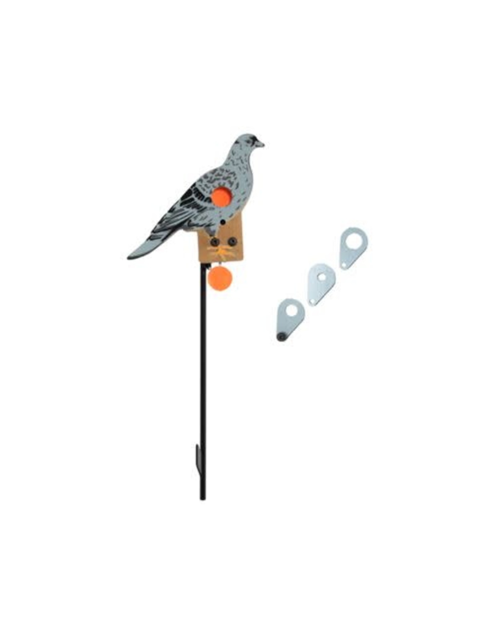Action Armour Pigeon - Shoot to Reset Target - for .22 firearms or equiv airgun - 130 fpe max