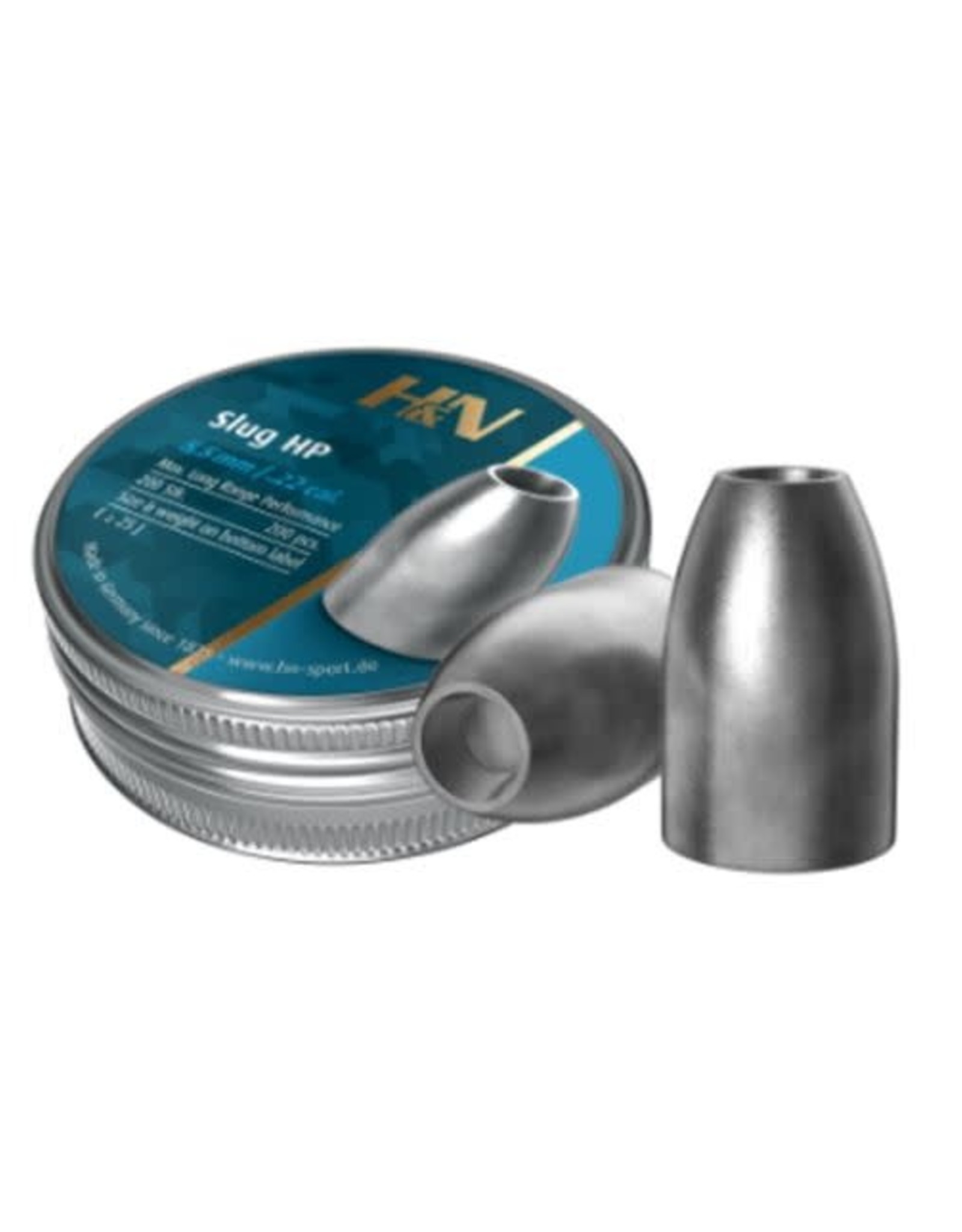 H&N Sport H&N Slug HP Lead Hollow Point Airgun Slugs .218 Caliber (5.53mm) 23 Grains - 200 Rounds