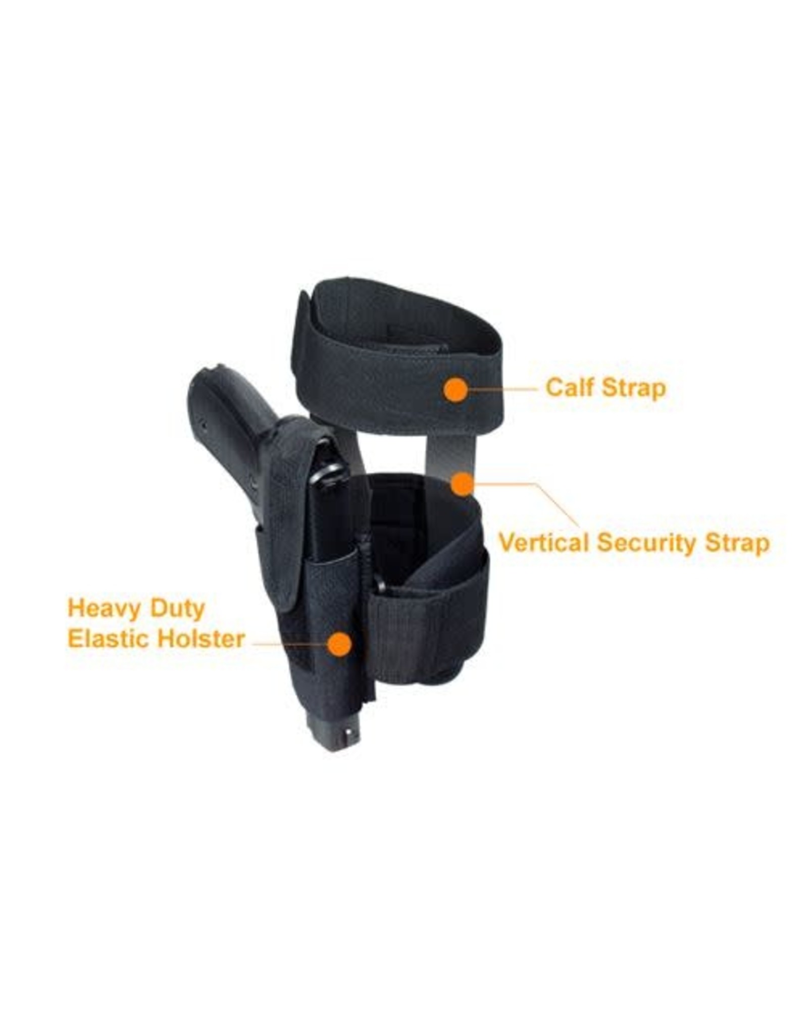 UTG - Leapers UTG Concealed Ankle Holster Tactical - Black