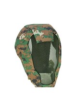 Matrix Matrix Iron Face Carbon Steel "Striker" Gen4 Metal Mesh Full Face Mask - Digital Woodland