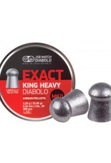 JSB JSB Exact King Heavy MKII Lead Domed Diabolo Airgun Pellets 5 Tins .25 Caliber (6.35mmr) 33.95 Grains - 300 Rounds per Tin