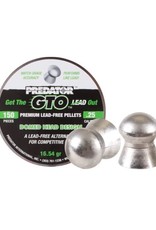 Predator Predator GTO Lead-Free Domed Airgun Pellets .25 Caliber (6.35mm) 16.54 Grains - 150 Rounds