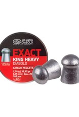 JSB .25 Caliber (6.35mm) 33.95 Grains Exact King Heavy Diabolo Domed Lead Pellets - 300 Count by JSB