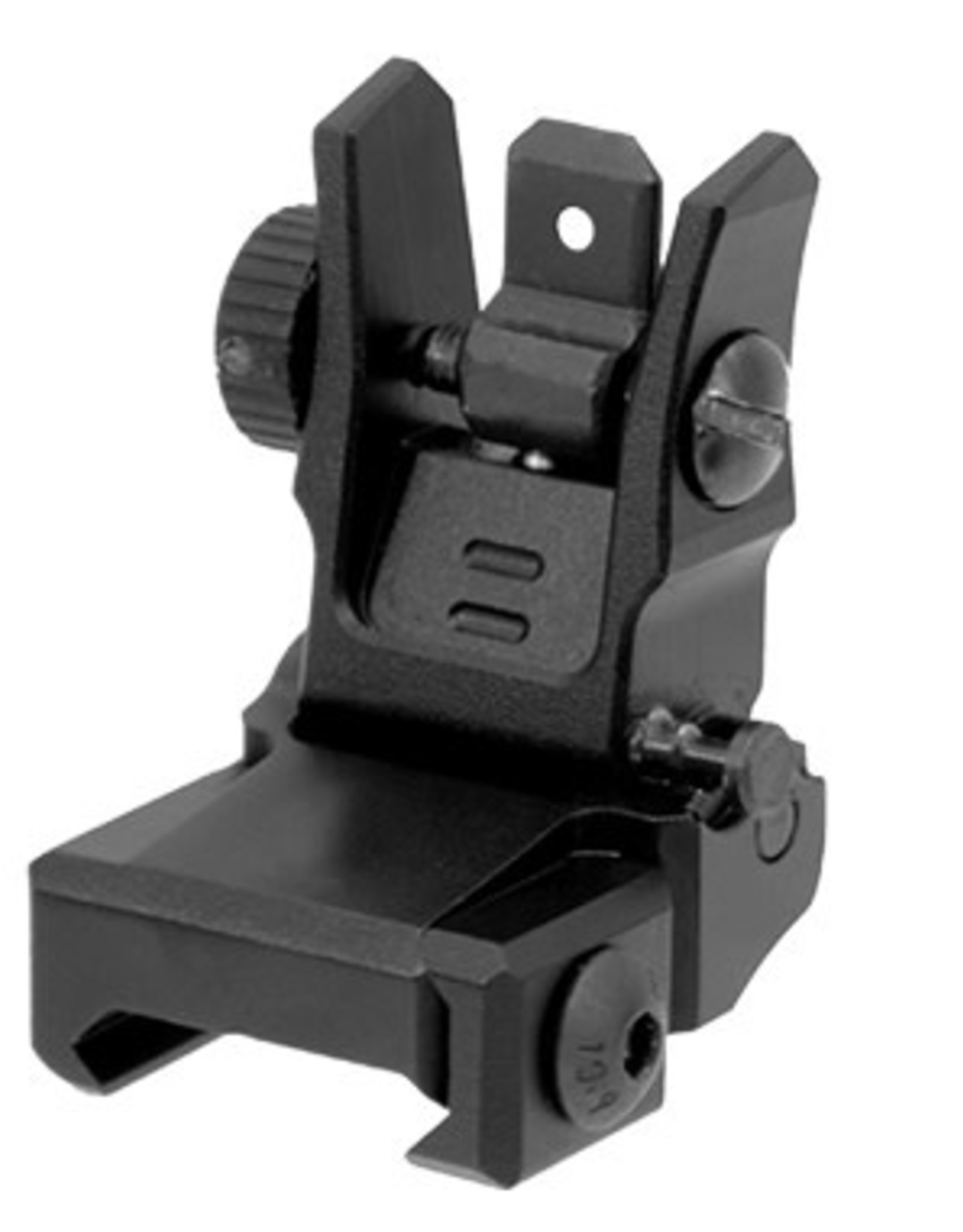 UTG - Leapers Single - AR15 Low Profile Flip-up Rear Sight with Dual Aiming Aperture