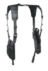 UTG - Leapers UTG Law Enforcement Vertical Shoulder Holster Left/Right Reversible - Black