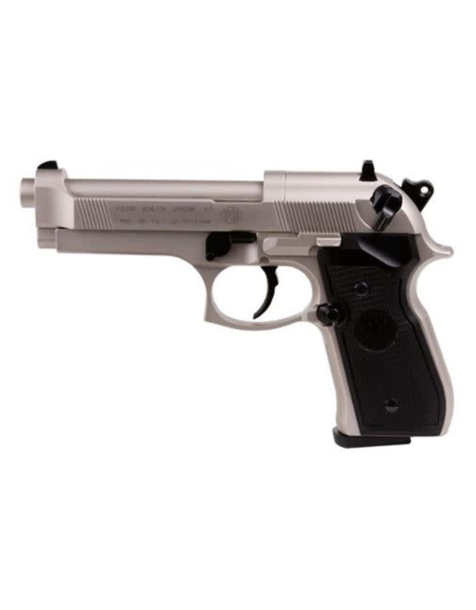 Umarex .177 Beretta M 92 FS | Nickel with Black Grips by Umarex